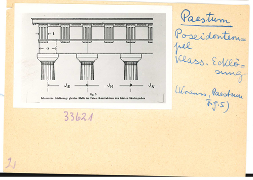 Vorschaubild Paestum: Poseidontempel, klassische Ecklösung 